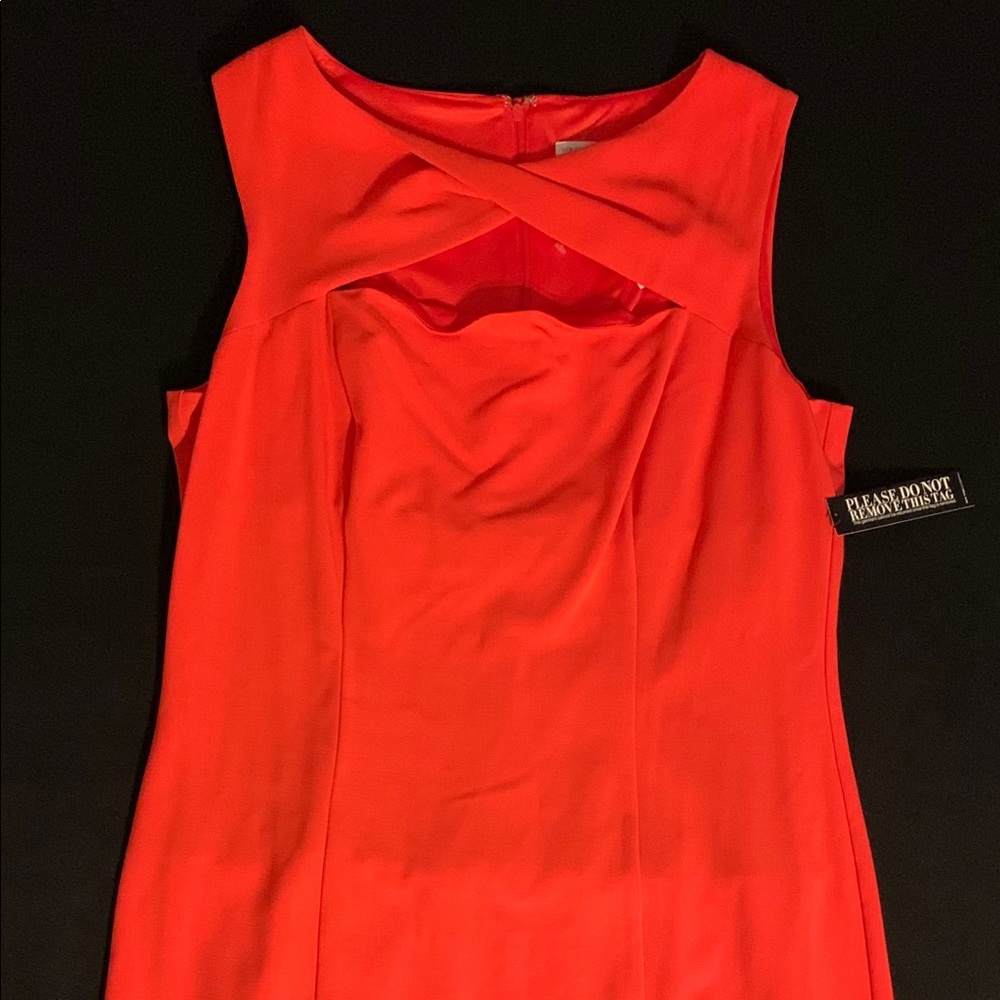 Bright Red/Orange Dress